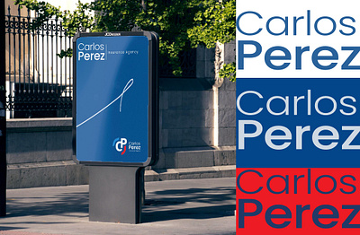 Carlos Perez Insurance Agency app branding design graphic design illustration logo typography ui vector
