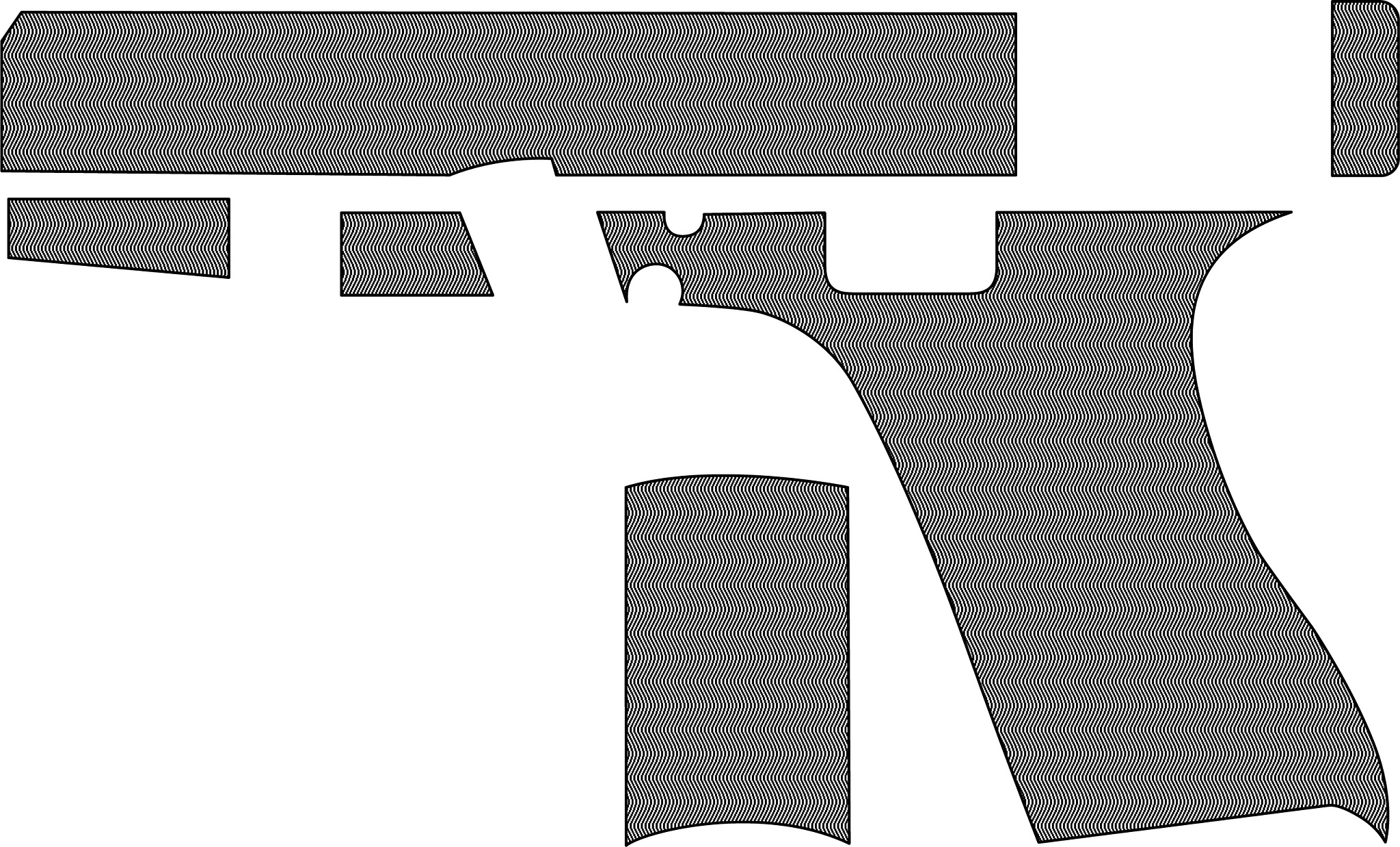 glock 26 gen 3 engraving gun template by Md shahidur rahman Sohel on