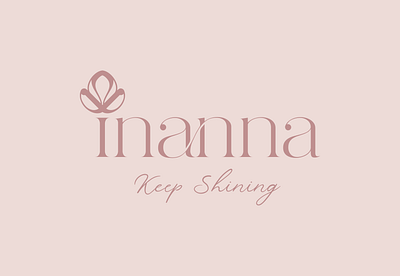 INANNA | BRAND IDENTITY beauty brand identity brand logo design branding design graphic design logo