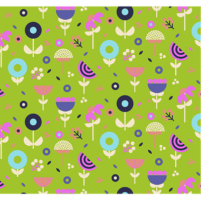 Wildflower Pattern design graphic design illustration pattern vector