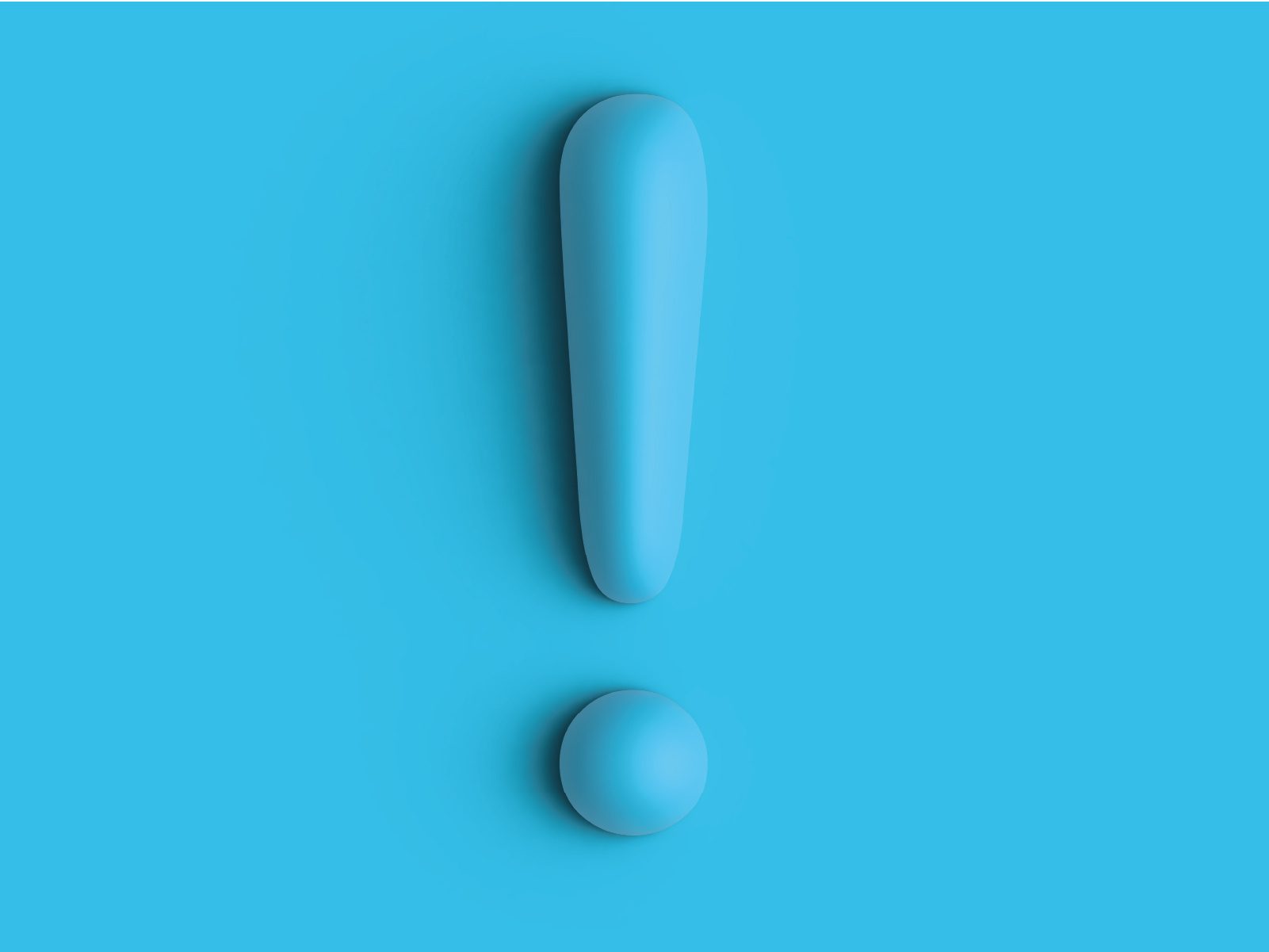 3D Exclamation Point