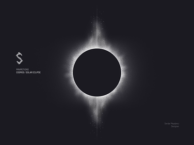 Solar Eclipse - Collection of Cosmos / Minimotions animation cosmos dark design eclipse grain illustration light minimal motion graphics planets shiny solar space
