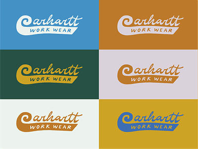 Carhartt Lettering T shirt Design apparel badge branding carhartt color earth tones earthy graphic design hand lettering hat hoodie illustration lettering logo outdoors t shirt