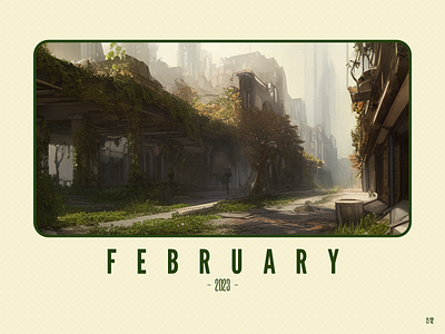 February 2023 2023 2d ai artwork challenge cityscape february illustration stable diffusion the last of us