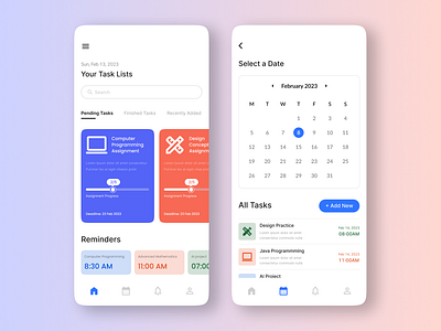 Daily UI 071 - Schedule adobe xd app calendar daily ui daily ui 071 dailyui date design figma product design reminder schedule task management tasks todo ui ui design uiux ux ux design