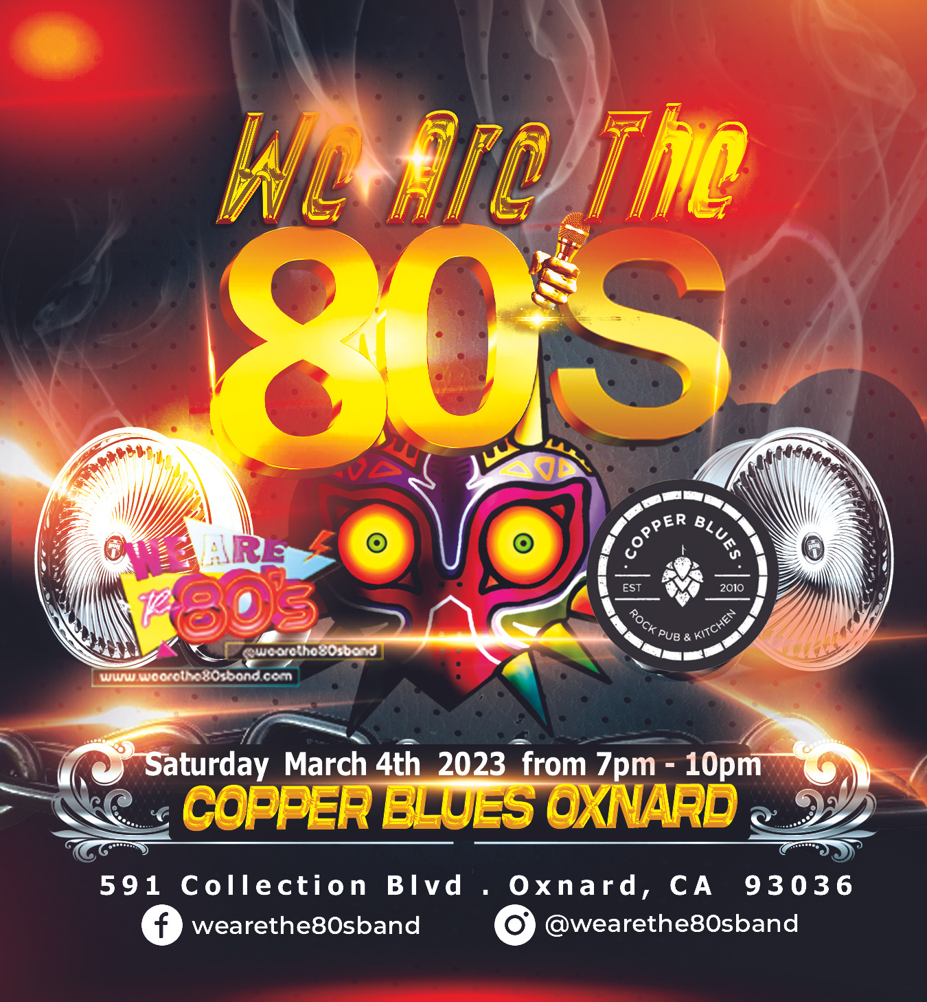 80s Party Flyer Template Free Download
