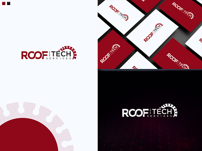 Roof Tech Projekte art itlogo network programmer service logo software techno technologo