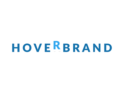 Hover Brand Logo branding design graphic design hover logo illustration logo typography vector