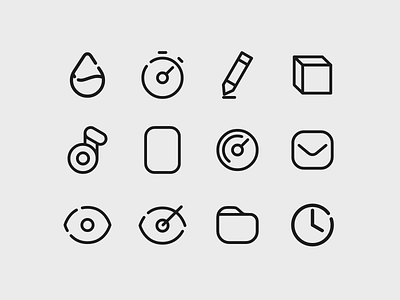 New Set of Icons in @rive_app animation design graphic design illustration motion graphics vector