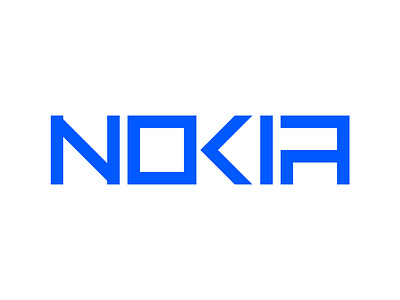 NOKIA Logo Redesign Idea branding graphic design logo logoredesign nokia nokialogo typography