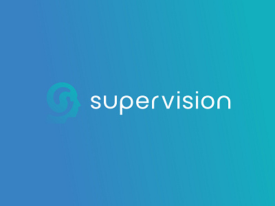 Supervision - Logo branding custom logotype design flat gradient graphic design logo logo design minimal modern studio logo vector vr vr studio