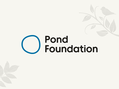 Pond Foundation logo carbon climate change design ecology fundraising grit grunge landing page logo natural nature ngo non profit organic organization sustainability ui ux web design website