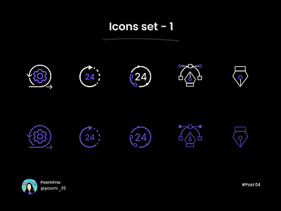 Icons set -1 animation branding icon design icon pack icons iconset interaction design login page logo mobile ui uxui web