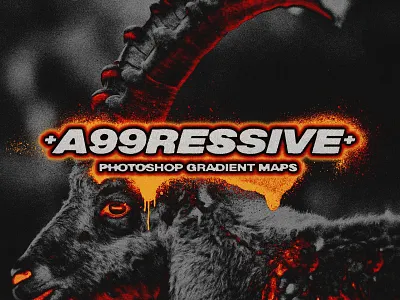 A99RESSIVE Gradient Maps branding design gradients graphic design logo typography