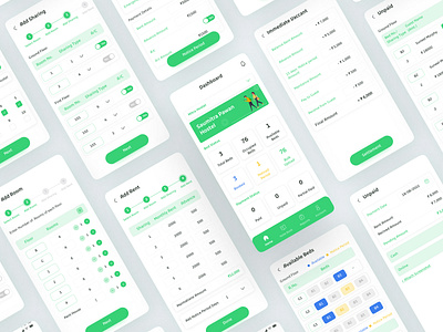 Hostel/PG Management App app appdesign art branding creative design graphic design logo ui uiux ux visual design web web design