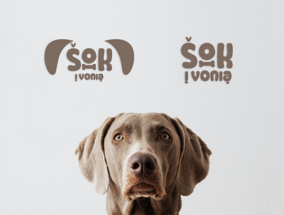 ŠOK Į VONIĄ (Jump into the bath) logo client design dog doglogo fun graphicdesigner happy lithuania logo logodesign logotype minimalistic typography