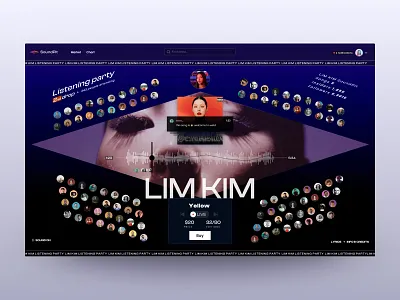 NFT Web3 Music Listening party audio crypto minimal music nft player web3