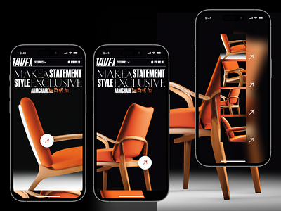 E-Commerce Fashion App Design / Store app branding e commerce identity mobile product promo store typography ui ux website