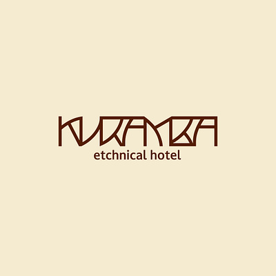 KURAMBA / ethnical hotel design graphic design logo vector