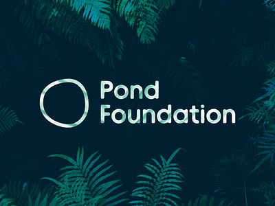 Pond Foundation foliage logo carbon climate change design ecology foliage logo fundraising grit grunge landing page natural nature ngo non profit organic organization sustainability ui ux web design website