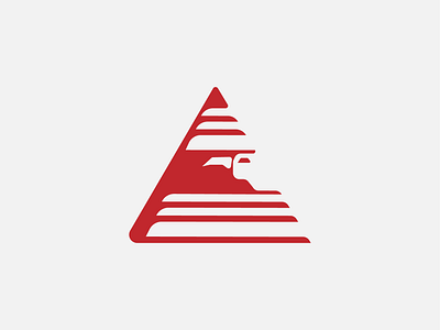 Falcon in Triangle branding eagle falcon falcon symbol forms graphic design logo logo design symbol symbol of falcon triangle