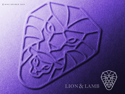Lion-Lamb branding bruner design graphic icon illustration lamb lion logo mike religion ui vector