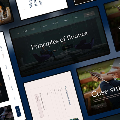 Koch - Finance Business website | Webflow template about accounting attorney blog business coaching corporate design finance insurance interactions investment law lawyers menu template web web design webflow website