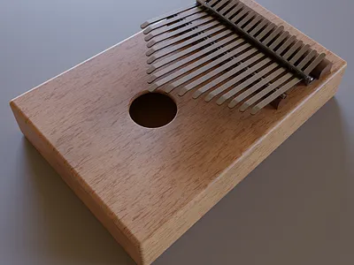 Kalimba 3d blender