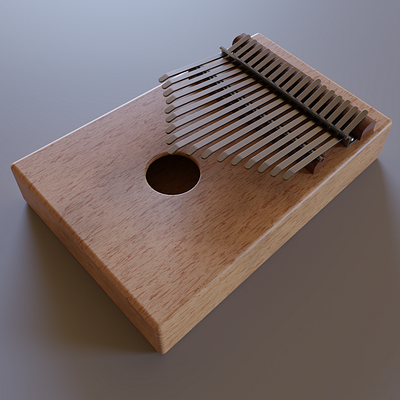 Kalimba 3d blender