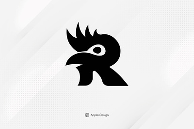 R like Rooster animal branding design graphic design illustration letter logo logos r rooster typo vector