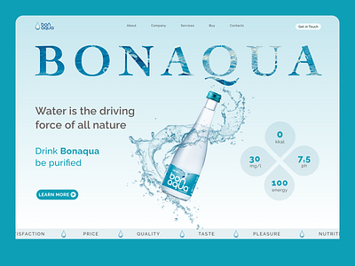 Water is life branding design graphic design ui ux