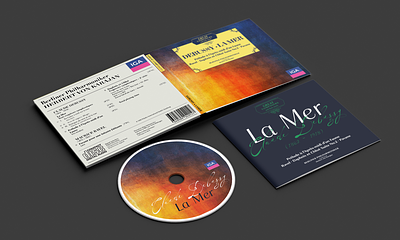 Playing with Type cd design classical music design debussy la mer music design music packaging play with type typography