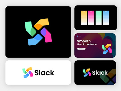 Branding - Logo Design - Slack logo appicon blockchain crypto identity logo logo design logodesign logoicon logoidentity logos technology