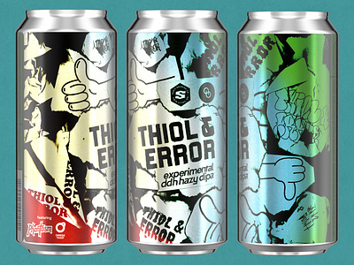 THIOL & ERROR beer branding craft beer design illustration logo minneapolis minnesota photocopy