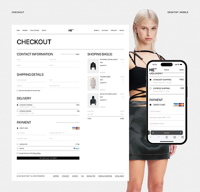 HELIOT EMIL™ clean design ecommerce fashion minimal shop store ui uiux user interface ux web web design website