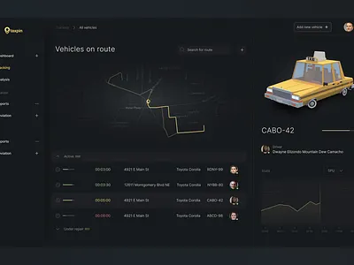 Taxi app dashboard concept admin app concept dashboard design inspiration taxi ui ux