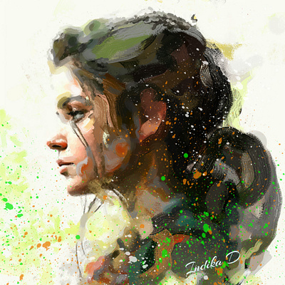 portrait design digital art drawing graphic design illustration portrait vector watercolor