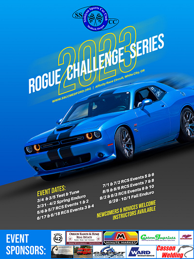 Car Racing Event Poster Design design graphic design logo poster design