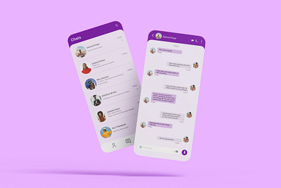 Chat App adobexd chatapp figma mobile app ui user experience user interface ux