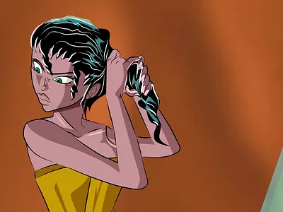 short cut by TOTOMARU 2d adobe animate animation handdrawing identitydesign