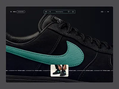 Tiffany & Nike branding concept design ecommerce figma interface lvmh nike product tiffany ui user experience user interface ux web web design web interaction website