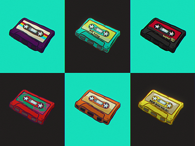 cassette tape graphic design illustration vector