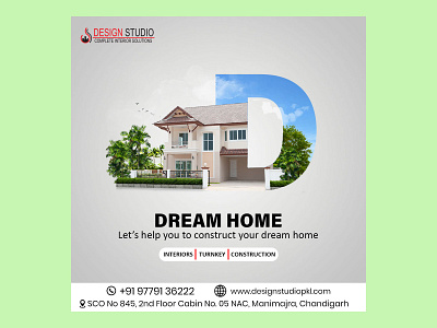Dream Home adobe banner design branding design graphic design illustration logo photoshop ui vector
