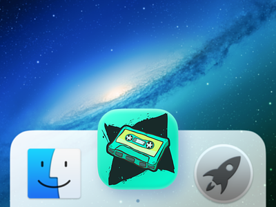 Icon Choose to Chase cassette tape game icon k7 mac icon music ui