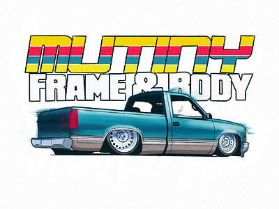 Mutiny Frame & Body illustration car illustration truck illustration