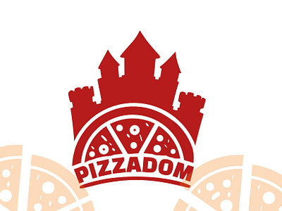 Logo design | pizzadom restaurant brand branding design food graphic design illustration logo logo design pizza restaurant vector virtual identify