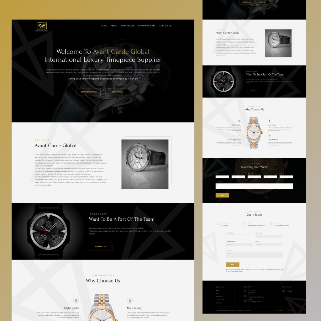 Luxury Watches by Sidra Sultana on Dribbble