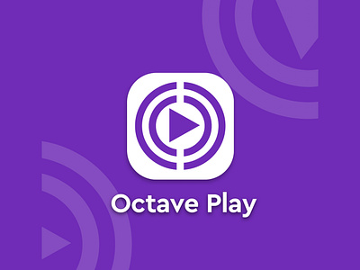 Logo design | Octave Play App app brand branding design graphic design icon illustration logo logo design music play ui virtual identify