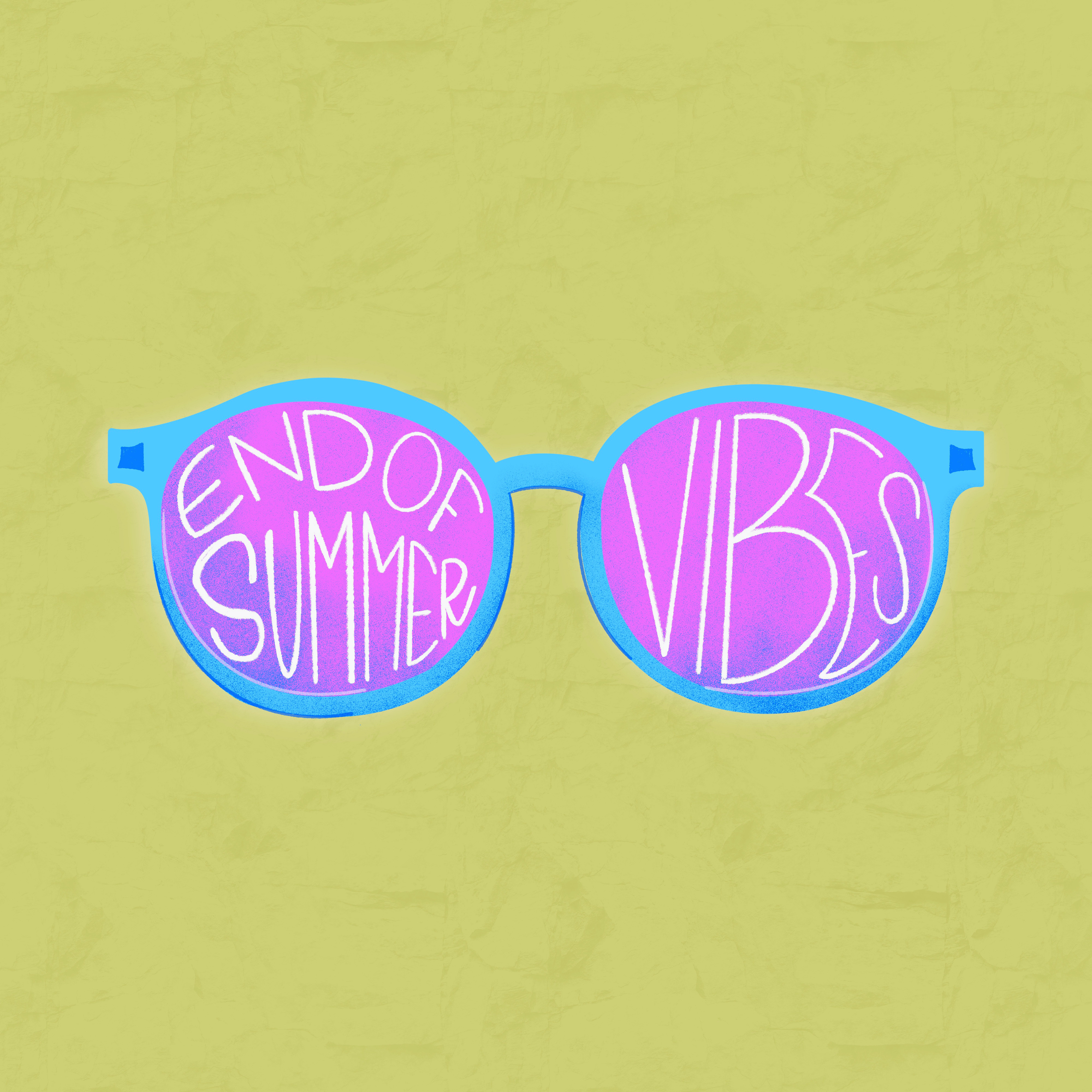 Summer Vibes art artist graphic design handdrawn type handlettering illustration lettering procreate summer summer 2023 sunglasses typography