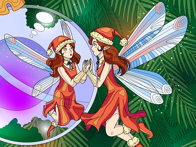 Fairy and Christmas ball mobile game